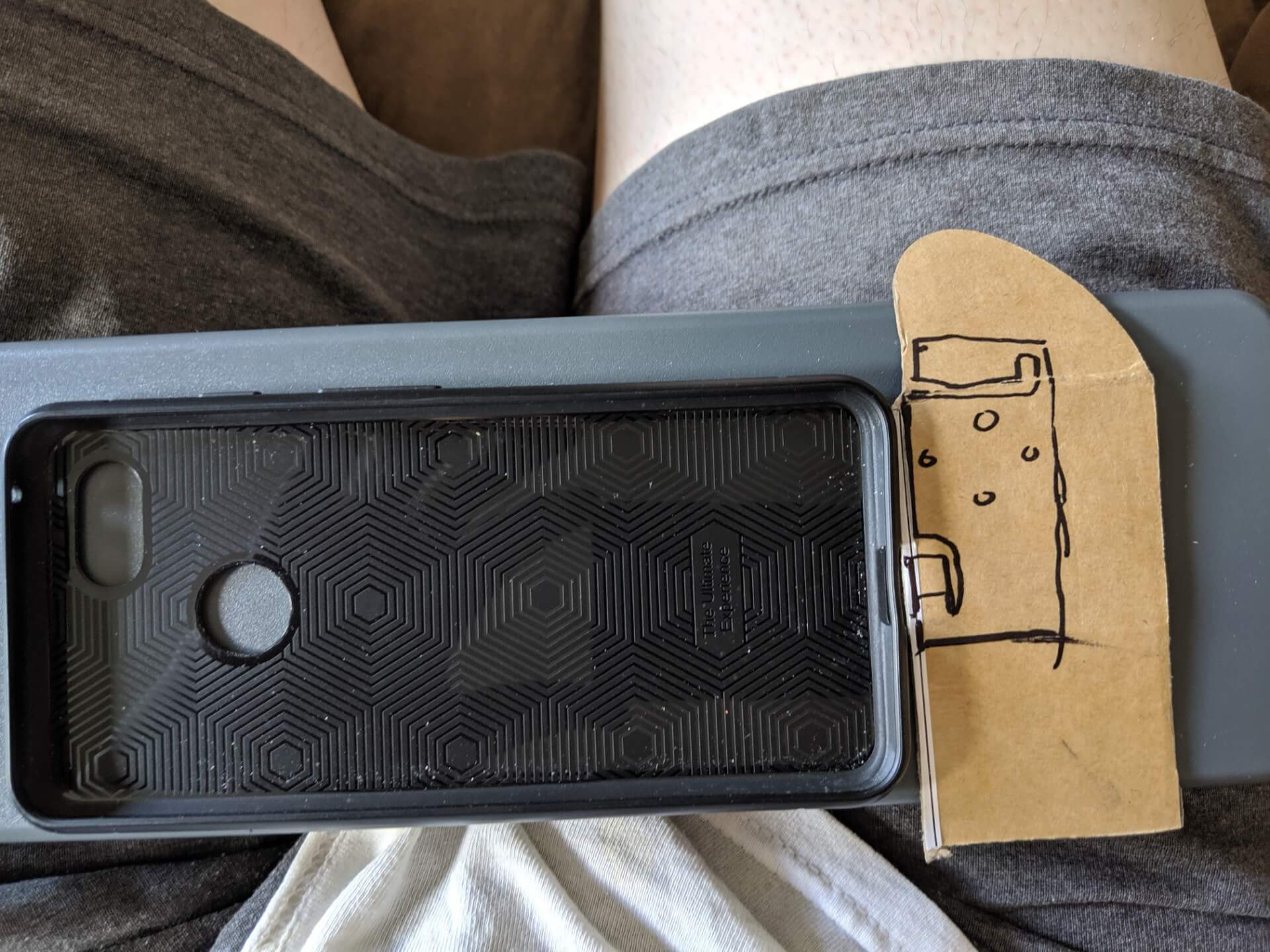 Rechthoek Conform behang Phone case gamepad, USB-C version