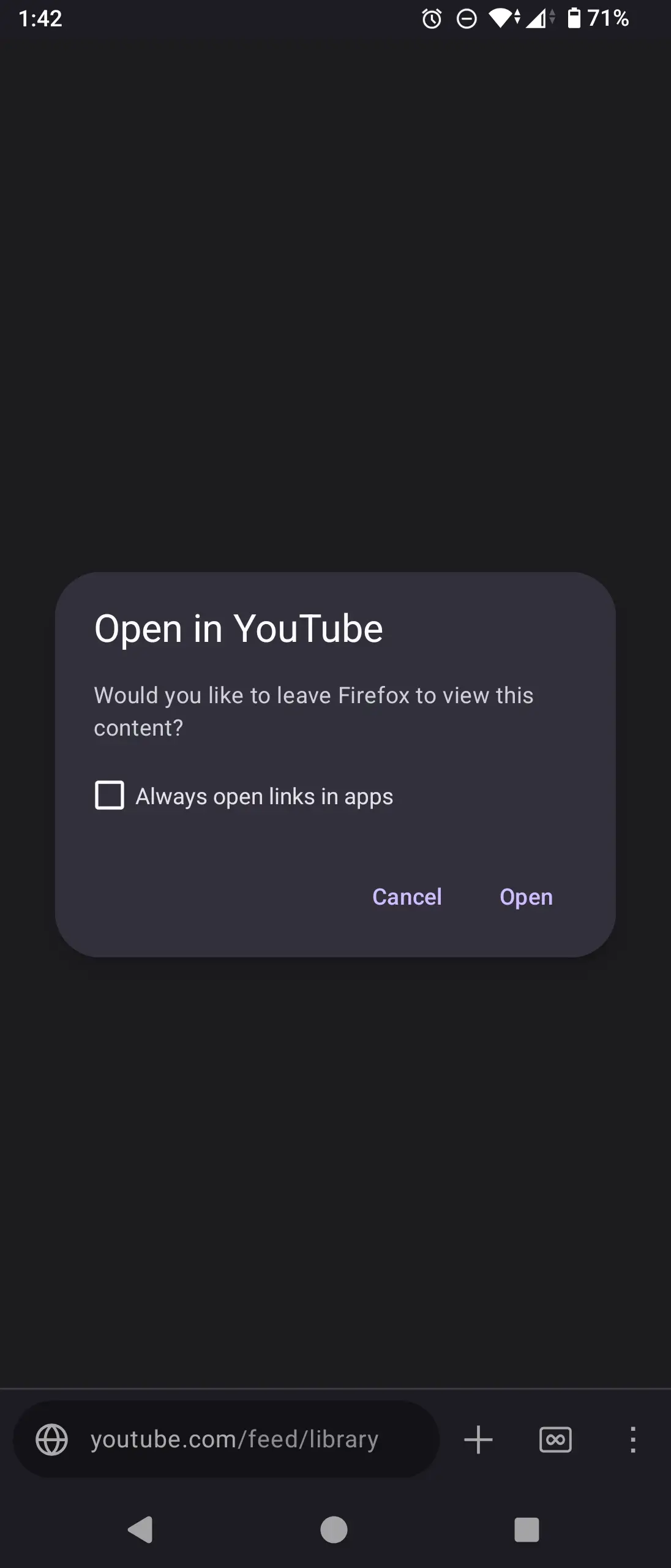 remaining tab on Firefox. Don't worry about the other ∞ tabs